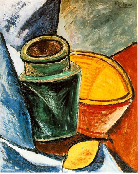 Still life with lemons, 1907 - Pablo Picasso - WikiArt.org