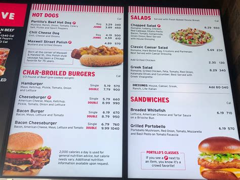 Portillo'S Menu With Prices 2024 - Carry Crystal