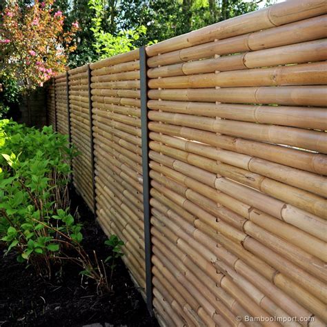 Bamboescherm Giant 180 x 180 cm | Projeto de bambu, Cerca de madeira para jardim, Jardinagem da ...