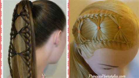 2 Adorable Hairstyles Using The Bow Tie Braid | Hairstyles For Girls ...