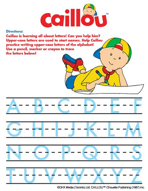 Activities - Caillou