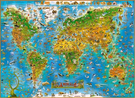 World Map Jigsaw Puzzle 1000 Pieces - Puzzle Shop 🧩