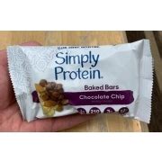 Simply Protein Baked Bars, Chocolate Chip: Calories, Nutrition Analysis ...