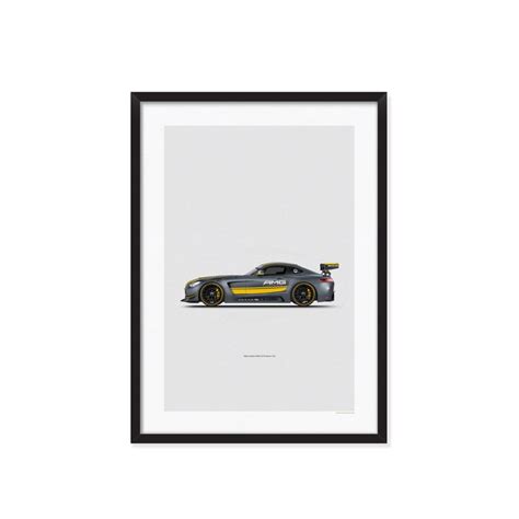 2016 Mercedes AMG GT3 Racing Car Poster - Etsy
