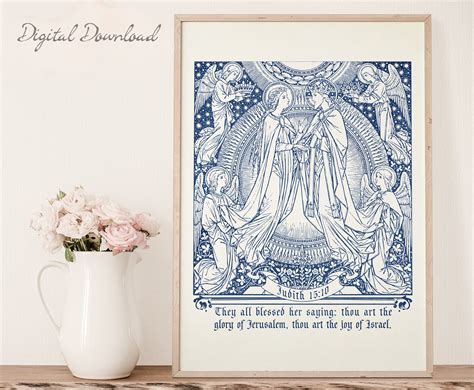 Catholic Wall Art the Assumption of Mary Catholic Home - Etsy