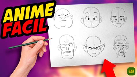 COMO DIBUJAR ANIME FACIL 🔥 Como dibujar cabezas para diferentes personajes - YouTube