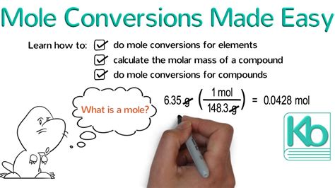 Mole Conversions Made Easy: How to Convert Between Grams and Moles ...