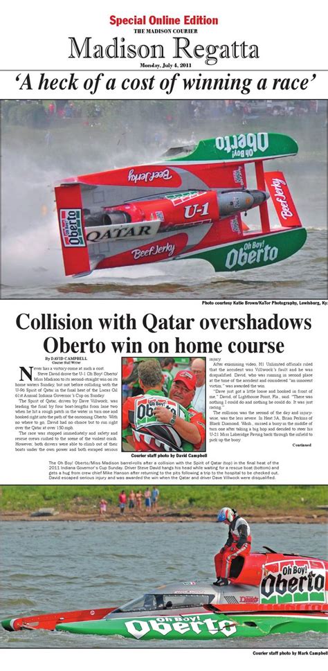 July 4, 2011 Madison Courier Special Regatta Coverage by The Madison Courier - Issuu