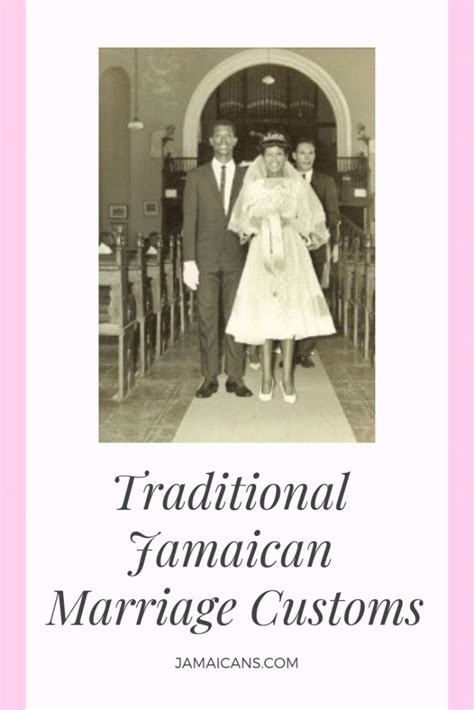 Traditional Jamaican Marriage Customs