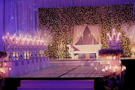 Sri Lankan Wedding. Settee back Decor. Candelabra. Candlelight. Fairy Light. LED Floor. Wedding ...