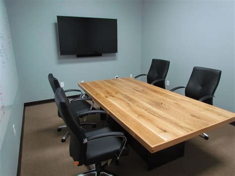 Buy Custom Wite Oak Conference Table, made to order from FURNITURE BY CARLISLE | CustomMade.com