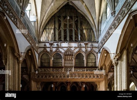 Beautiful medieval church interior, Salzburg, Austria Stock Photo - Alamy