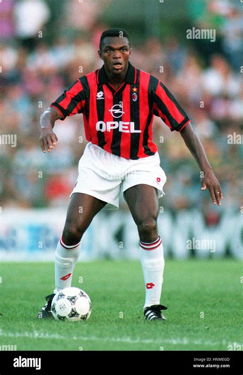 MARCEL DESAILLY AC MILAN 09 August 1995 Stock Photo - Alamy