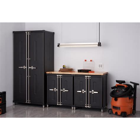 TRINITY PRO 4-Piece Garage Cabinet Set, Black