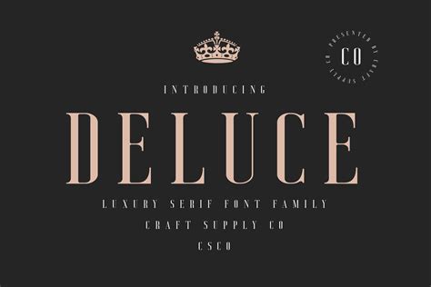 Deluce - Luxury Serif Font (157666) | Regular | Font Bundles | Serif ...