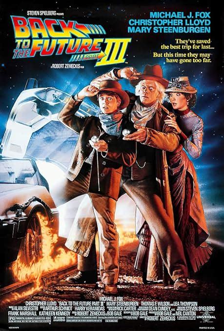 Amazon.com: Back To The Future III - Framed Movie Poster / Print (Regular Style) (Size: 27" x 40 ...