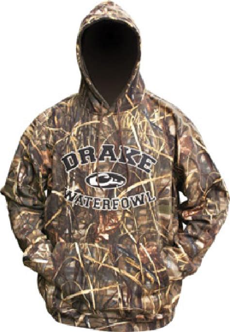 DRAKE WATERFOWL 224 XL HOODIE SWEATSHIRT JACKET MAX4 CAMO 8975