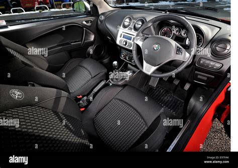 2008 Alfa Romeo Mito car, Italian super-mini interior Stock Photo - Alamy