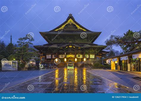 Zenkoji Buddhist Temple in Nagano, Japan Stock Photo - Image of zenkoji ...