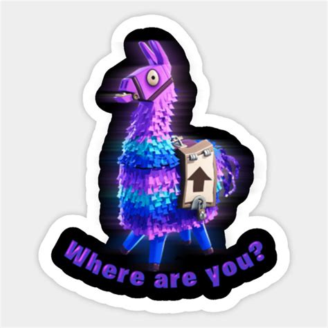 Fortnite Llama - Llama - Sticker | TeePublic