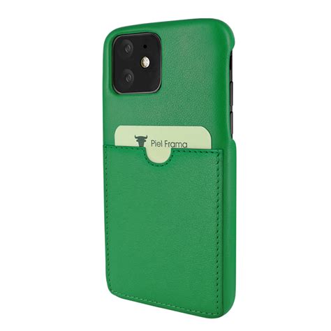 Piel Frama 838 Green FramaSlimGrip Leather Case for Apple iPhone 11