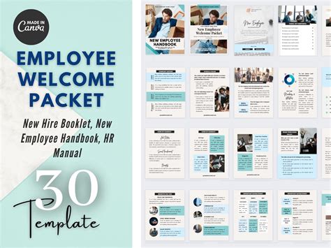 30 Employee Welcome Package, New Hire Manual Handbook, HR Manual ...