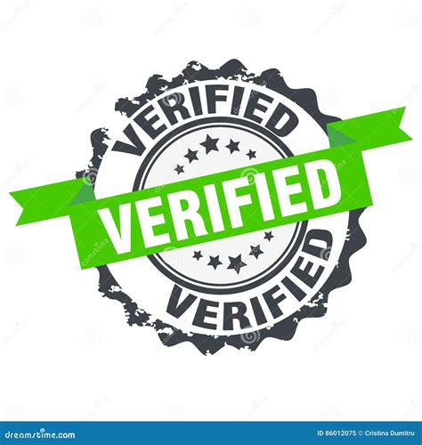 Verified stamp.Sign. stock vector. Illustration of verified - 86012075