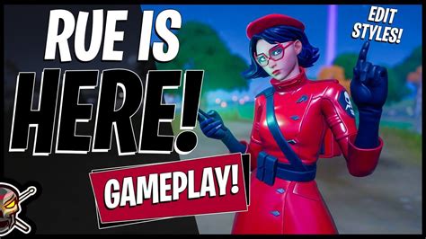 New RUE Skin! Gameplay + Combos! Before You Buy (Fortnite Battle Royale) - YouTube