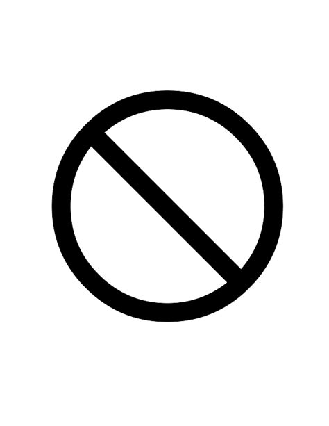 Prohibited Sign - Cliparts.co