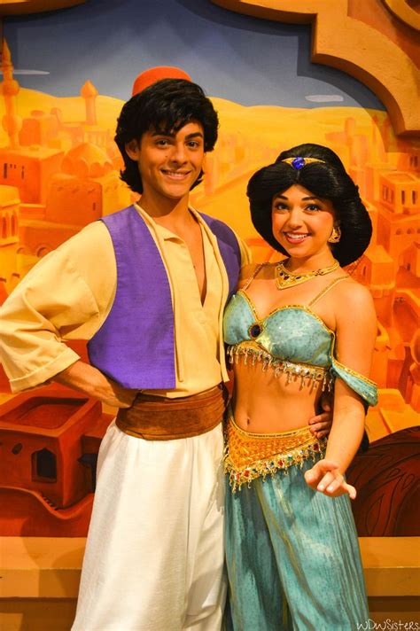 Aladdin and Jasmine (by crabangel) | Disney friends, Disney face ...