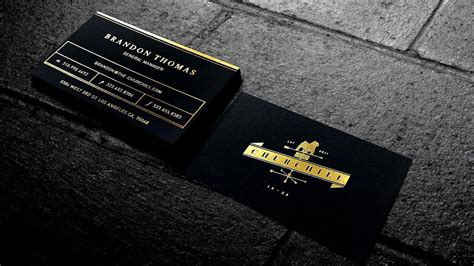 Gold Foil Embossed Business Cards - Gold Choices