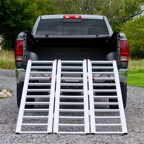 6' 5" Extra-Wide Folding ATV Ramp | Black Widow