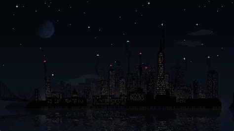 Midnight City Pixel Live Wallpaper - WallpaperWaifu