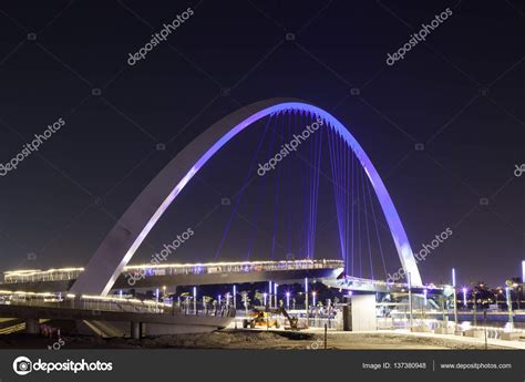 Dubai Water Canal Bridge — Stock Photo © philipus #137380948