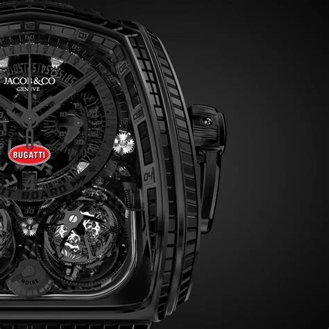 The Jacob & Co Twin Turbo Furious Bugatti La Montre Noire Is Just... Wild