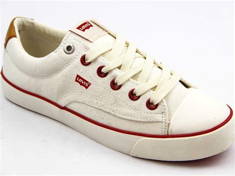 LEVI'S® Canvas Delux Sneakers Retro Indie Lace Up Trainers White