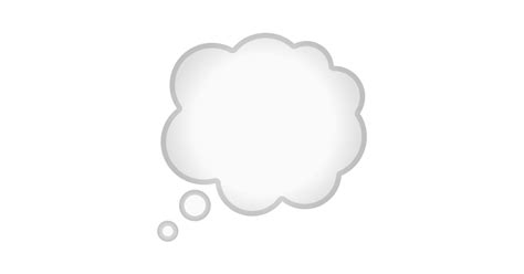 Thought Bubble Emoji Png - Please wait while your url is generating ...