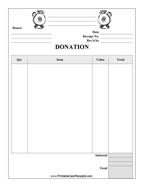 40 Donation Receipt Templates & Letters [Goodwill, Non Profit]