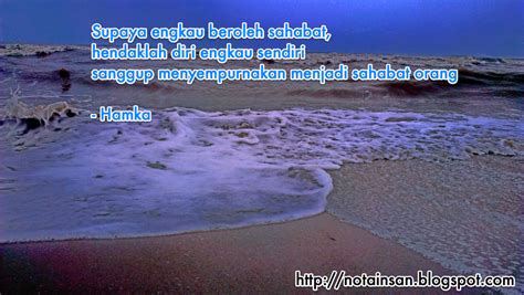 KATA KATA HIKMAH | MUTIARA KATA | MOTIVASI | SAHABAT | HAMKA - Nota Insan Koleksi Kata Kata ...