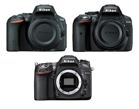 Nikon D5500 vs D5300 vs D7100 Specs Comparison - Camera Times