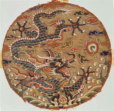 Medallion with Five-Clawed Dragon (long) | China | Qing dynasty (1644–1911) | The Met