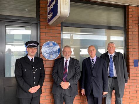 Plaque unveiled to honour police officer murdered at Wigan station 126 ...