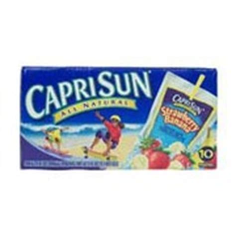 Capri Sun Juice Drink Blend, Coastal Cooler: Calories, Nutrition Analysis & More | Fooducate