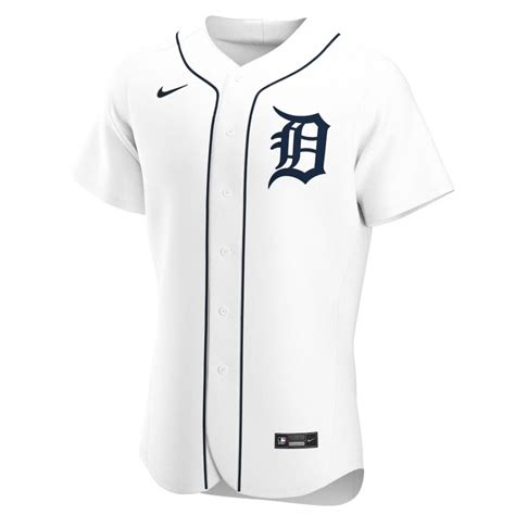 Detroit Tigers Nike® Men's Home Replica Jersey - Vintage Detroit Collection