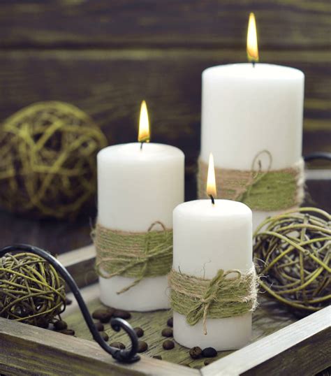 17 DIY Decorated Candle Ideas You'll Love - Crafts On Fire