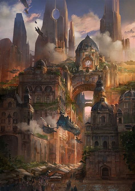 Pin by 混沌•DmC on Mi Juego | Fantasy landscape, Fantasy concept art ...