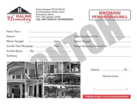 Contoh Resit Homestay Pdf Free Excel Invoice Template - vrogue.co