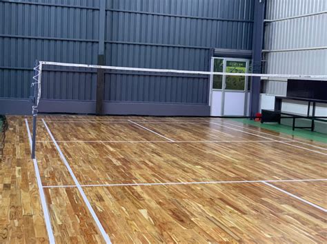 Badminton court wooden flooring by India Sports Floorings - India ...