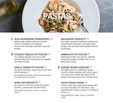 California Pizza Kitchen Menu | OC Restaurant Guides