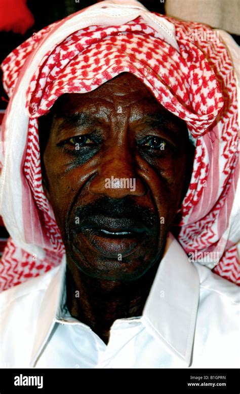 arab man with strange blue eyes in doha Stock Photo - Alamy